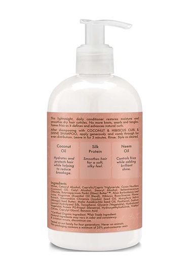 Shea Moisture Coconut & Hibiscus Bukle Kontrolü ve Parlaklık Saç Kremi 384 ML