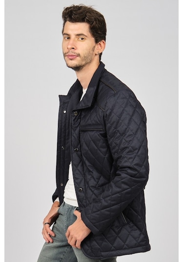 Daynax Erkek Içi Kürklü Kapitone Kaban 4926000 Lacivert-Lacivert