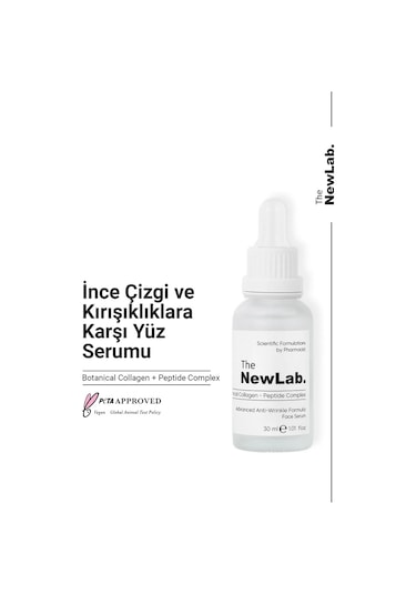 The NewLab Ve   Peptit Bitkisel Kolajen Yüz Serumu 30 Ml (Peptide Complex)