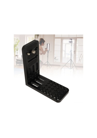 Geeroyoo Kamera L Braketi, Dikey-yatay Çekim, 20kg Yük Kapasitesi, Tripod Uyumlu, Alüminyum Allyüzeyli, Profesyonel Fotoğraf-video Erişkinleri İçin Hızlı Montaj Plakası