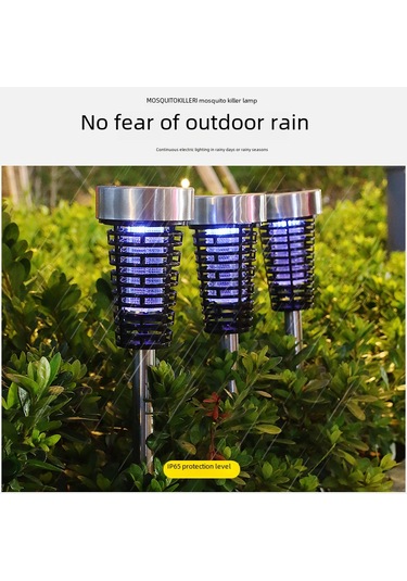 Monyee Güneş Enerjili Dış Mekan Led Isıtıcı, Sokağa Bahçe Ev İçin Su Geçirmez, Mus Mıça Öldürücü Tutucu Işık Amorf Orta Boy Paslanmaz Çelik