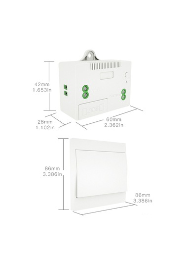 Padalink 110-230v 433mhz Kablosuz Anahtar Ve Alıcı Seti - Kendinden Enerji Üreten Uzaktan Kontrol, Rahatlıkla Aydınlatma Ve Cihazları Yönetin Beyaz