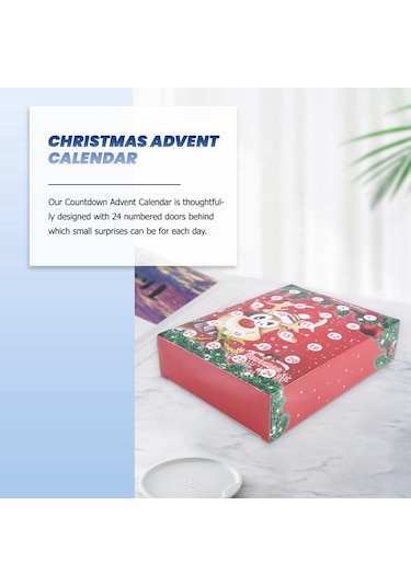 Çocuklar İçin Noel Advent Takvimleri Anahtarlık Süslemeleri Dekorasyon