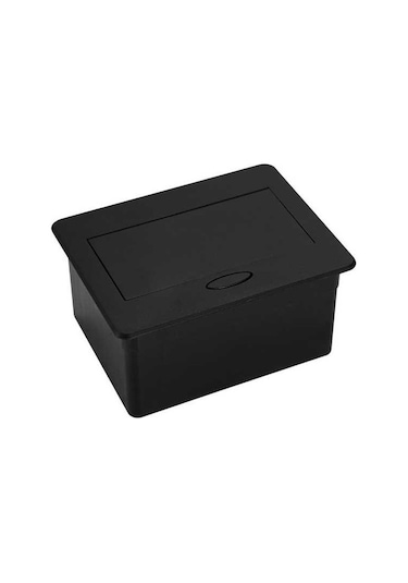 Pazly Yan Suntek Siyah Sehpa Ofisi Için Gömme Elektrik Adaptörleri Bm