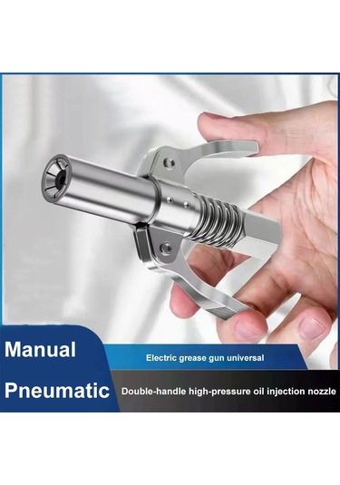 Gres Tabancası Çoğaltıcı 10000 Psı Nptı/8 Yağ Pompası Hızlı Bırakma Gres Ucu Only 50cm Hose Büyük Britanya