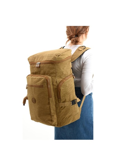Büyük Boy Ultra Hafif Çok Bölmeli Dağcı Çantası Taba Model: 571-7d - Taba