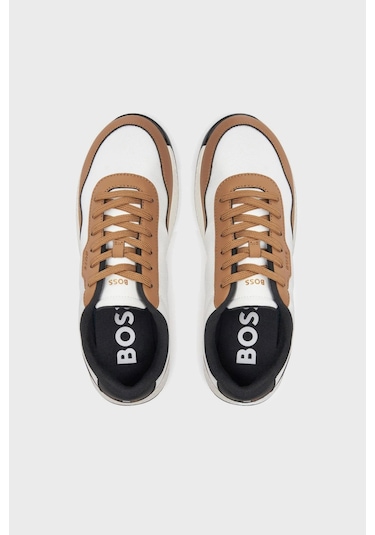 Boss Erkek Ayakkabı 50536481 124 Beyaz-kahve Beyaz-kahve