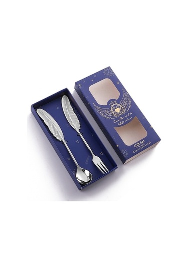 304 Paslanmaz Çelik Tüy Kaşık Çatal Gümüş GÜmüş