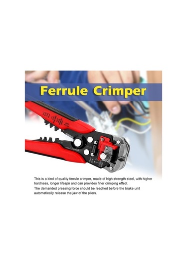 Carrier- Moda Trendleri "4 Renkli Yüksek Kaliteli Ferrule Pense 1 Adet