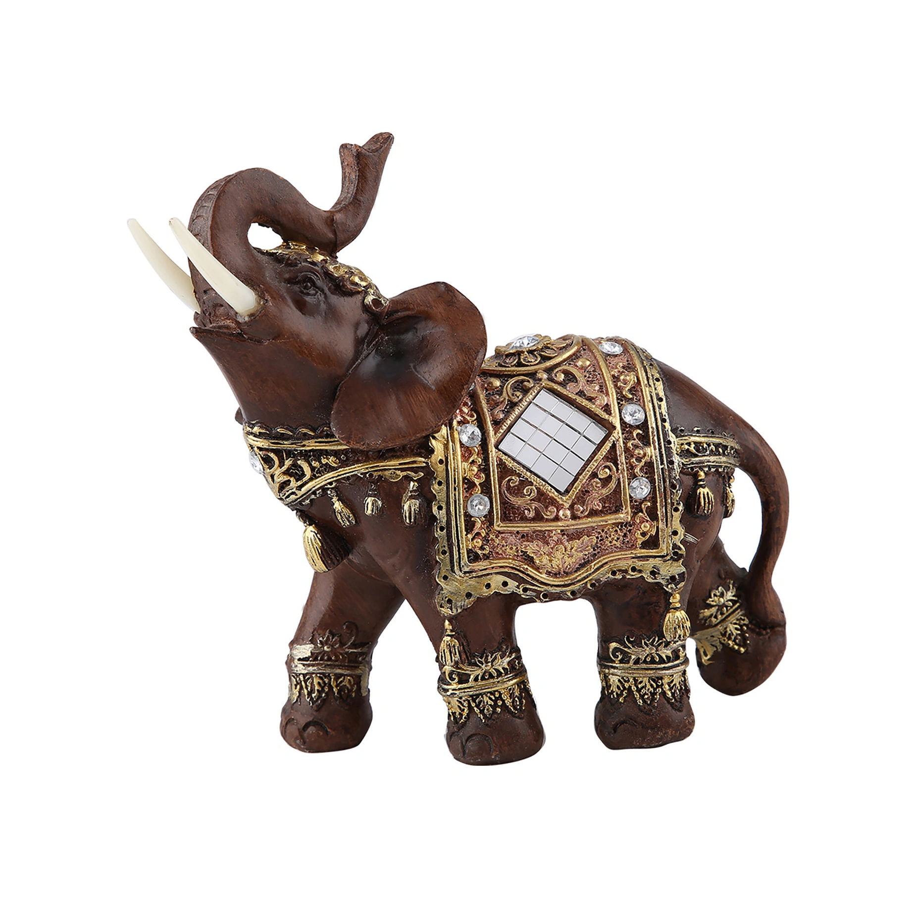 Konesam Feng Shui Reçine Fantezi Fil Heykeli - Orta Boy, Ev/ofis Dekorasyonu, Şans Ve Zenginlik Simgesi, Hediye Özel