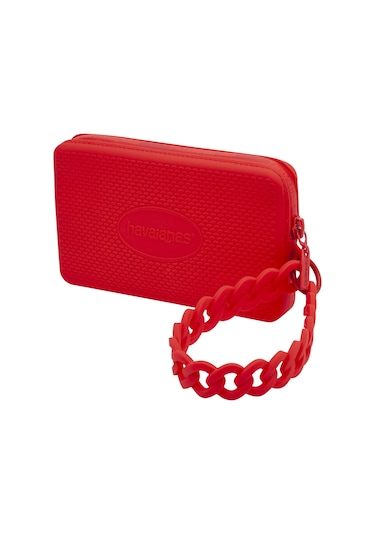 Havaianas Mini Bag Chain Kırmızı Plaj Cüzdanı Kırmızı