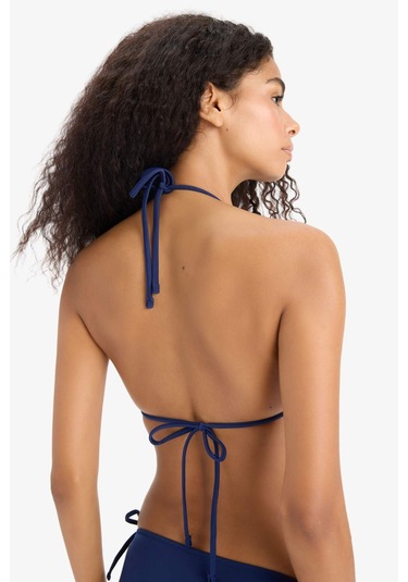 Defacto Regular Fit Üçgen Bikini Üstü-fall İn Love E0137ax25smnv131 Lacivert