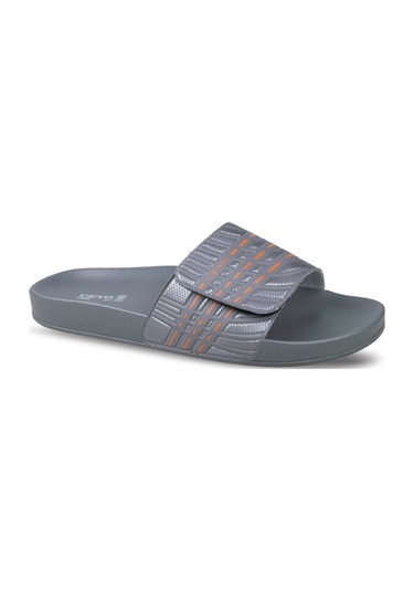 Ceyo Erkek Kaydırmaz Taban Ortopedik Terlik 9959-m13 Gri
