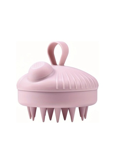 Elmpaly Pembe Lambano Silikon Saç Fırçası: Yumuşak, Dayanıklı, Masajlı Ve Şampuan Dispanseri