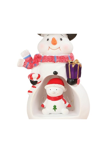 Suntek Işıklı Yılbaşı Süsü Masaüstü Heykeli Kardan-adam