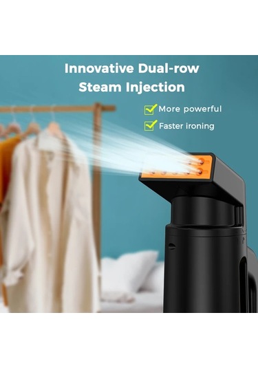 Fochsia Pancerka 700w Taşınabilir El Ütüsü 150ml Büyük Su Haznesi 10 Buhar Deliği Beyaz