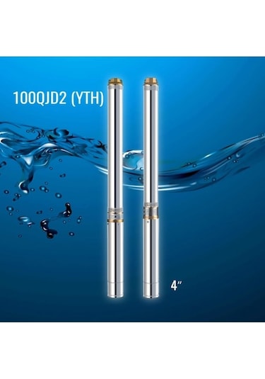 Dayuan 0.75 Hp-220v-motorlu Kademeli 4" Derinkuyu Dalgıç Pompa+pano