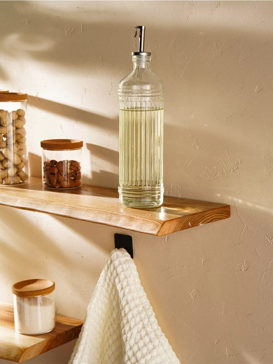 Sl Home Velette 750 Ml Cam Yağ Şişesi Dozajlayıcılı 232631073 Beyaz