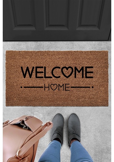 Evaşk Kapı Önü Paspası Vinil Tabanlı Kıl Ko ko Paspas Model:cc472-33