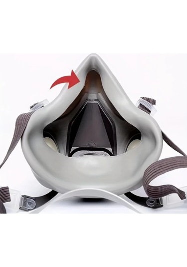 Willowhaven 6200 Full Face Gaz Maskesi 2 Ekstra Filtre Ve Maske İle 6200-8in1 Endüstriyel Toz Koruma