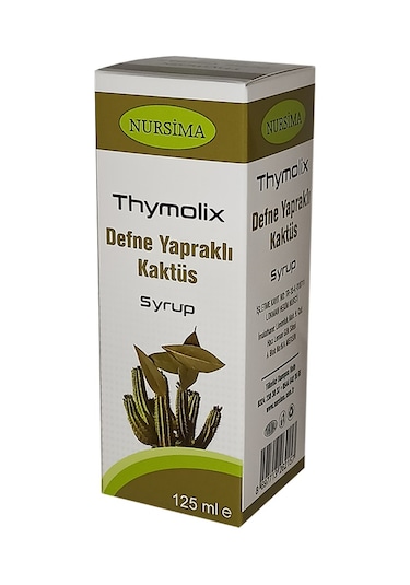 Nursima Defne Yapraklı Kaktüs Şurubu 125 ML