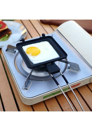 Açık Katlanır Kolu Muffin Sandviç Fırın Tepsisi Çok Y28609 Siyah