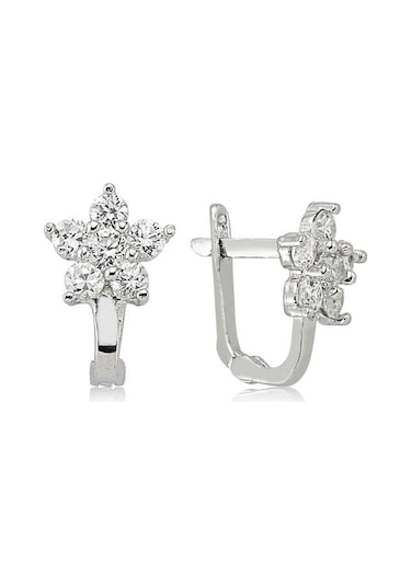 Gümüş Çiçek Küpe N11.36985