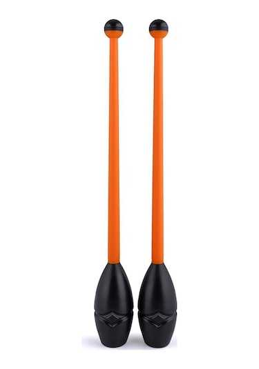 Gymo Birbirine Bağlanabilir Ritmik Cimnastik Labut 36.5cm Siyah-turuncu