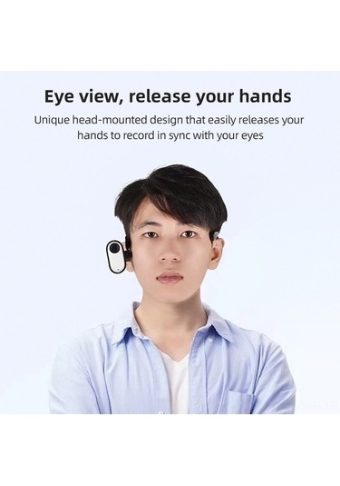 Novahub Insta360 Go3 Manyetik Başlık Montajı - Hafif Abs Kafa Kayışı, Dayanıklı Ve Kolay Montaj