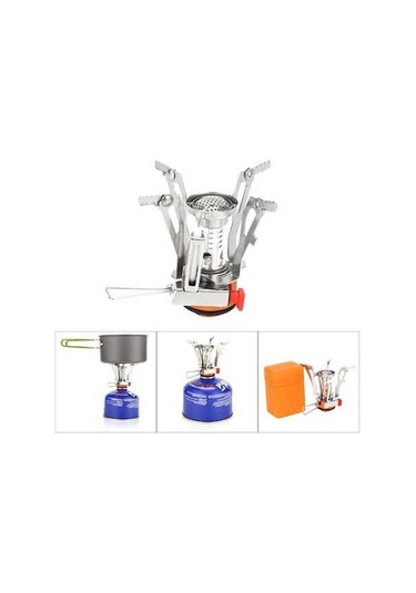 Ebitda Ultralight Taşınabilir Kamp Ocağı, Sırt Çantalı Mikro Ateşleme Çok Renkli