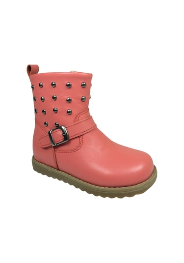 Ortopedikal Cici Bebe Kız Çocuk Bot % 100 Deri Ortopedik Anatomik (389158370) Mercan