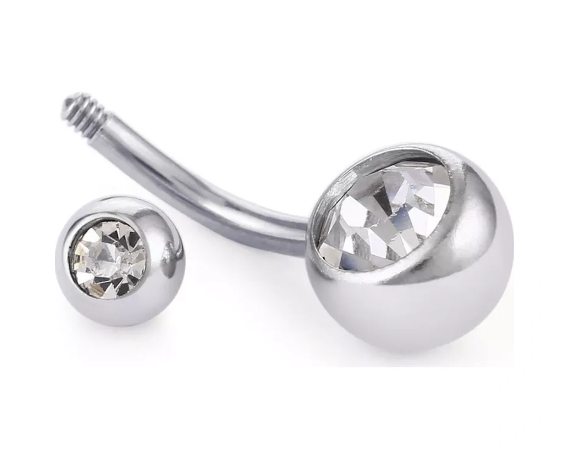 İ&beauty Göbek Piercingi, 3 Parçalık Set 178240217 Gri