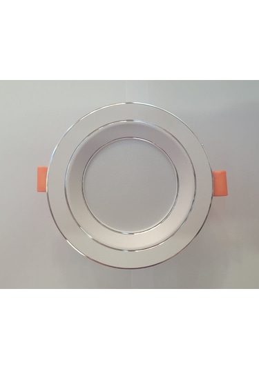 Atlantis 7w Smd Led Beyaz Işık Beyaz Kasa Krom Detaylı Led Spot