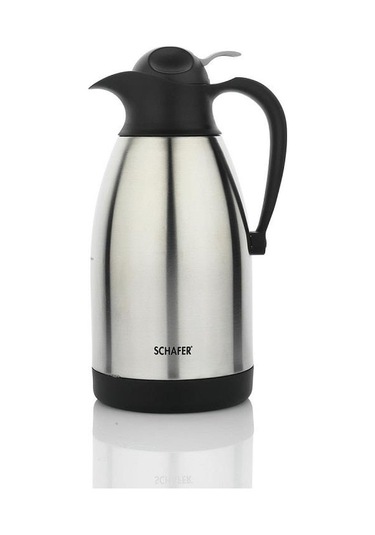 Schafer Kitchen House 2 Litre Çift Katlı Çelik Termos-Inox