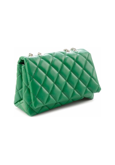 Yeşil Kadın Postacı Çanta C06554220109 Yeşil