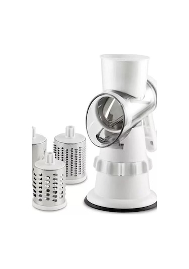 Pazly Çok Fonksiyonlu Sebze Kesici, Dilimleme, Rendeleme, Doğrayıcı - Kırmızı Model Kırmızı