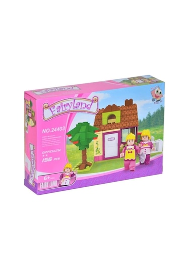 Asya Bricks 24403 Fairyland Serisi Ağaçlı Ev 156 Parça