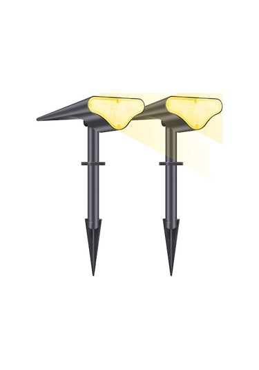 Güneş Enerjili Bahçe Aydınlatma - 2'li Set, Ip65 Su Geçirmez, 6-12 Saat Çalışma