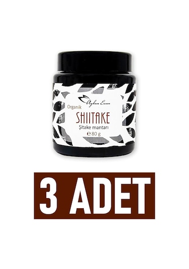 Ayhan Ercan Organik Shiitake Mantarı 3 x 80 G