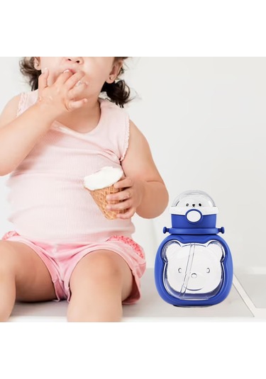 Suntek Doğa Sporları Su Isıtıcısı Ayı Astronot Hasır Mavi