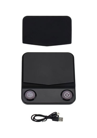 Suntek Mutfak Kahve Ölçeği Usb Şarjlı Pişirme Tartım Ev Siyah