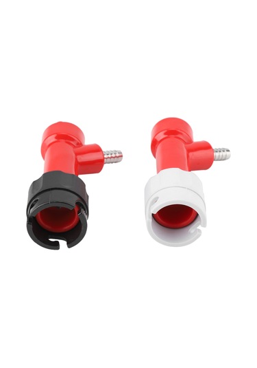 Vkemall Plastik Kola/7up Tankı Bağlantı Elemanı, Ev İçi Biracılık Keg Sistemi İçin, Gaz Ve Akışkan Ayırıcı Siyah Ve Gri