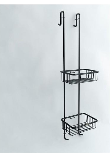 Hüppe 2Li Butler Askılı Şampuanlık Siyah