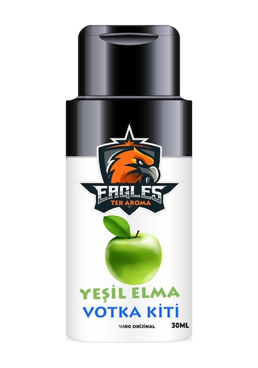 Eagles Yeşil Elma Votka Kiti - Yeşil Elma Votka Aroması 30 ML