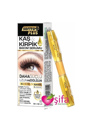Softto Plus Doğal Kaş Kirpik Bakım Yağı