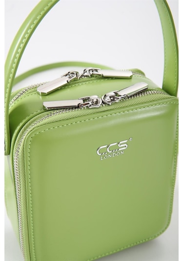 Ççs 17561 Kadın Omuz Askılı El Çantası-yeşil Yeşil