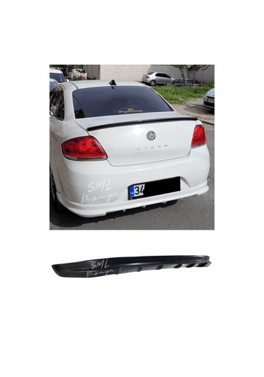 Fiat Linea Makyajsız Kasa 2007-2012 Arka Ek-Difüzör (Plastik)