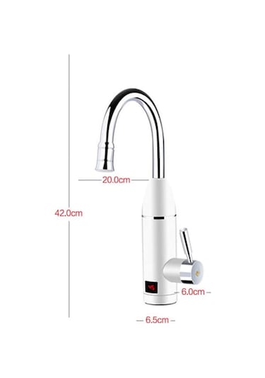 Lavabo Musluğu İçin Elektrikli Led Ekran Anında Su Isıtıcı Lv -
