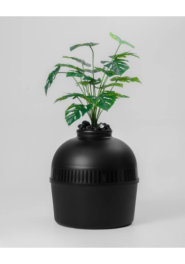 Reyo Dekorapet Dekoratif Kedi Tuvaleti Siyah