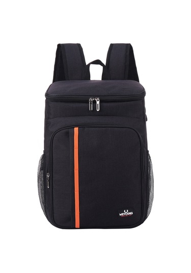 Youtek 18l Termal Sırt Çantası - Yaz Kış Yiyecek Ve İçeceklerinizi Taze Tutar Siyah